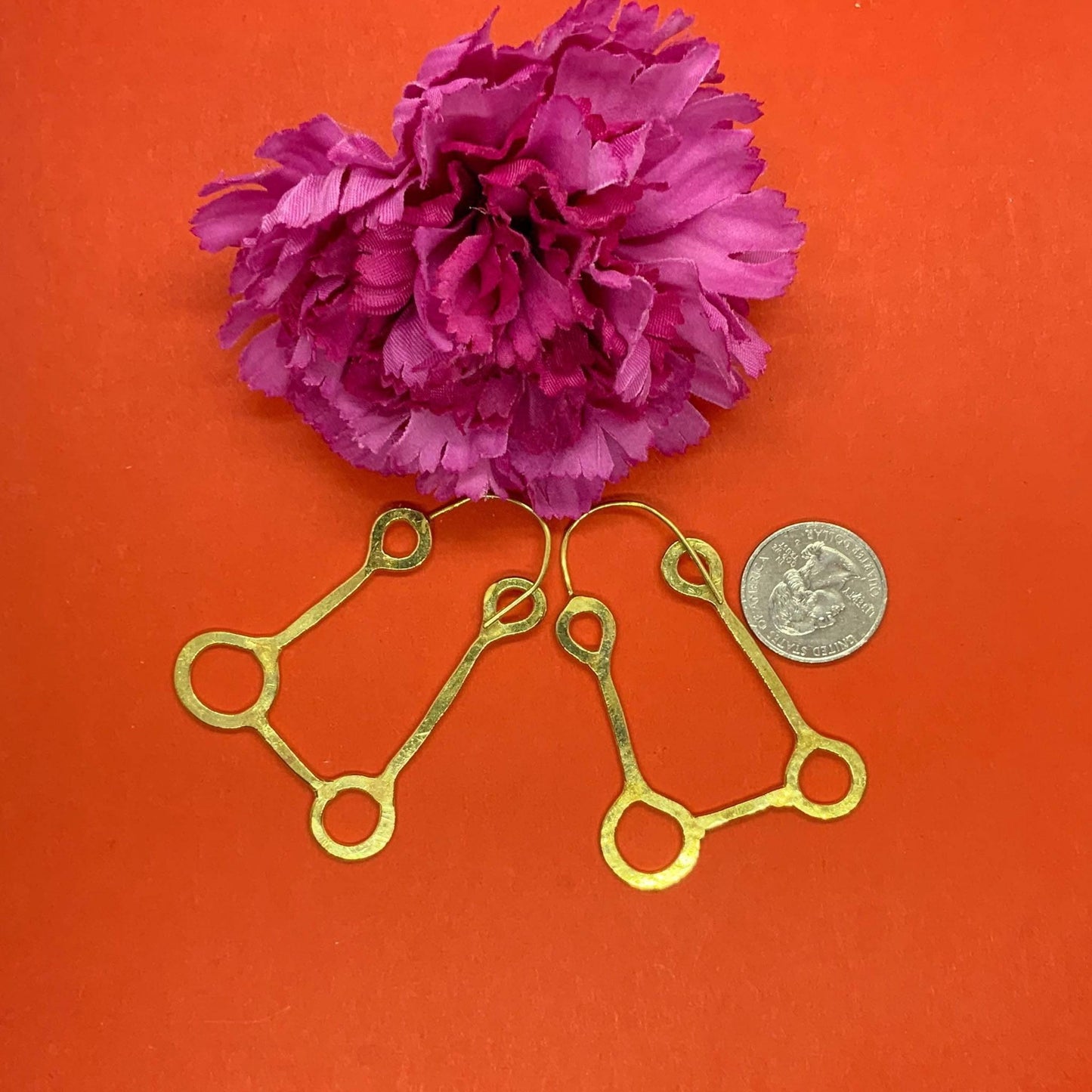 Big, bold statement Mexican earrings.