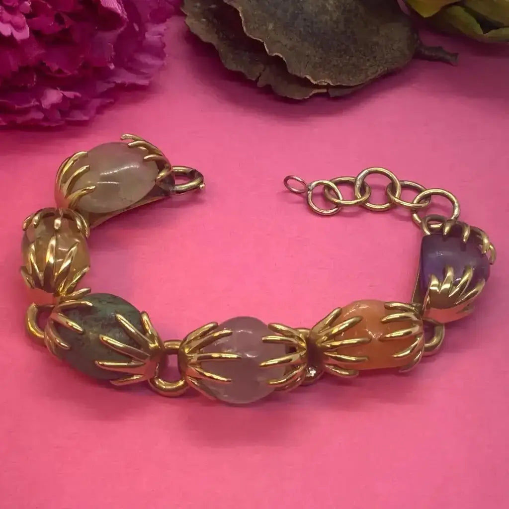 Los Castillo metal Copper bracelet - necklace