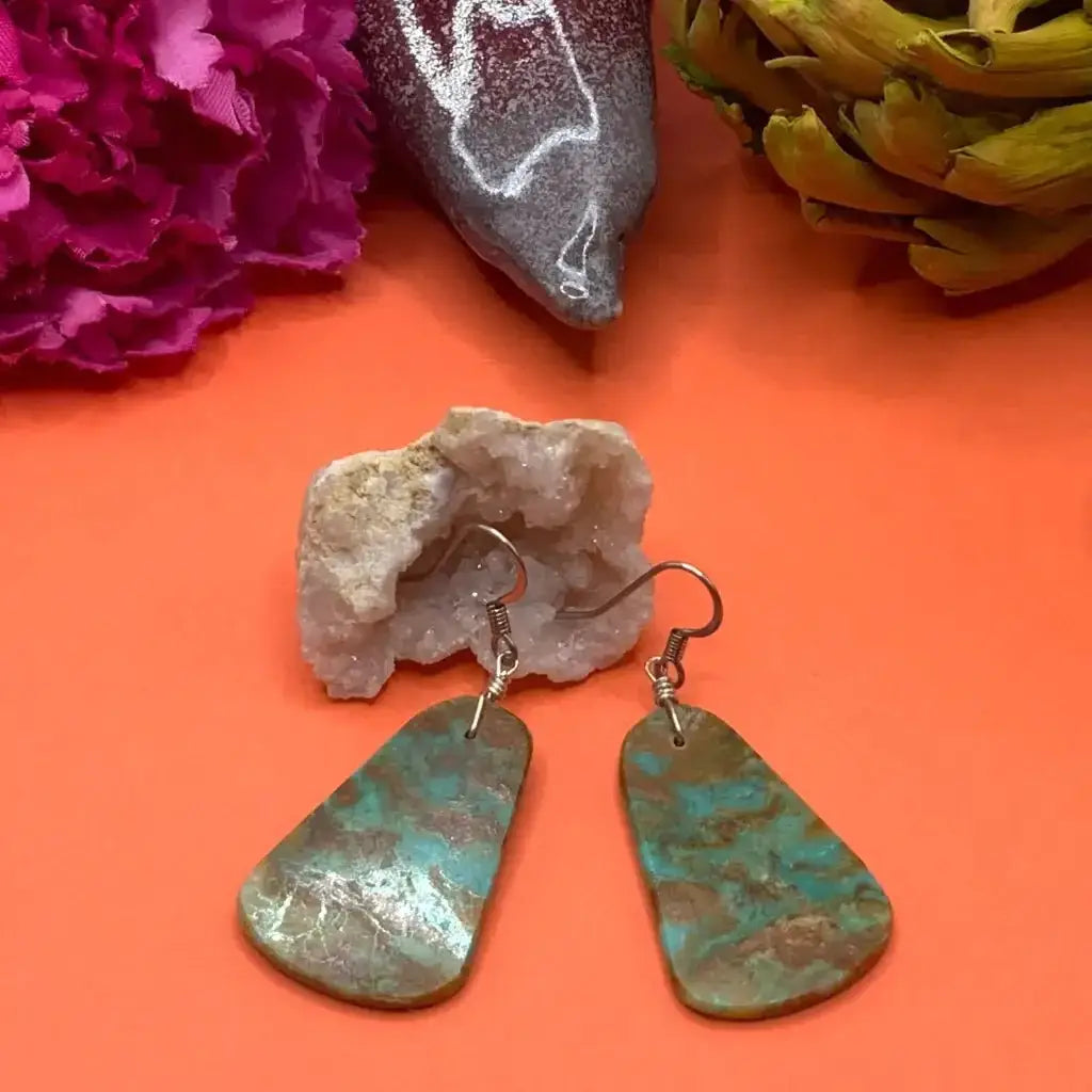Santo Domingo turquoise earrings