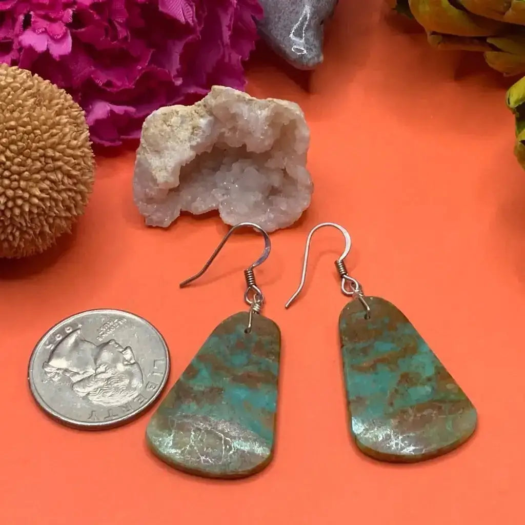 Santo Domingo turquoise earrings