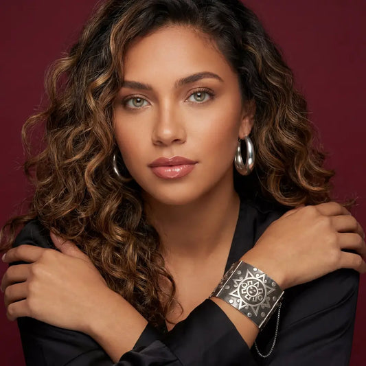 Taxco bracelet with inlaid silver circa 1940